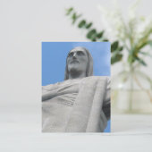rio christ face briefkaart (Staand voorkant)