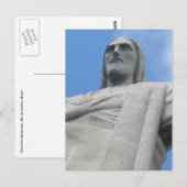 rio christ face briefkaart (Voorkant / Achterkant)