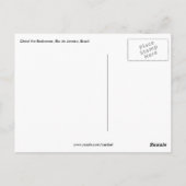 rio christ face briefkaart (Achterkant)