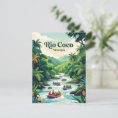 Rio Coco, Nicaragua Briefkaart (Staand voorkant)