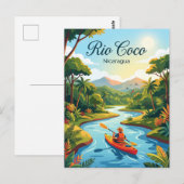 Rio Coco Nicaragua Briefkaart (Voorkant / Achterkant)