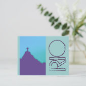 Rio Corcovado Cristo Briefkaart (Staand voorkant)