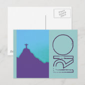 Rio Corcovado Cristo Briefkaart (Voorkant / Achterkant)