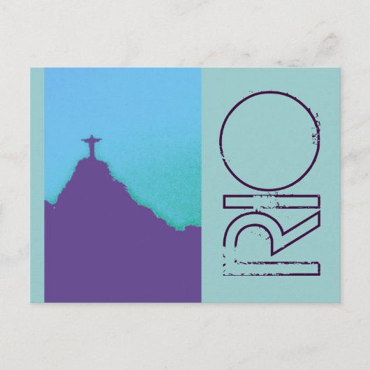 Rio Corcovado Cristo Briefkaart (Voorkant)