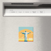 Rio - Corcovado - Jezus Christus de Redeemer Magneet (Insitu (Vaatwasser))