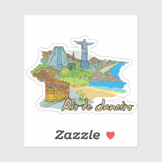 rio de daneiro sticker (Vel)