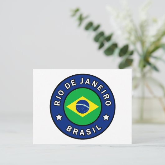 Rio de Janeiro Brasil Briefkaart (Staand voorkant)