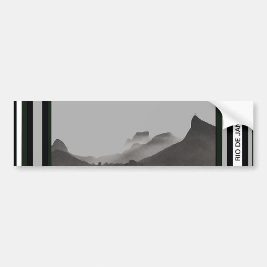 rio de janeiro , brasil bumpersticker (Voorkant)