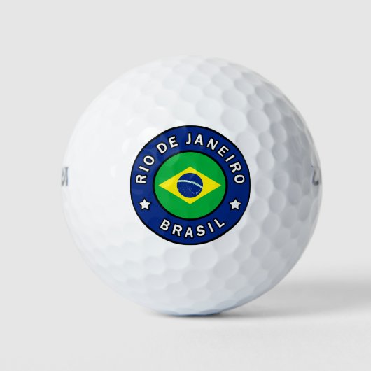 Rio de Janeiro Brasil Golfballen (Voorkant)