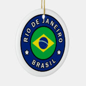 Rio de Janeiro Brasil Keramisch Ornament (Rechts)
