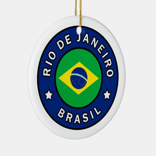Rio de Janeiro Brasil Keramisch Ornament (Rechts)