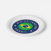 Rio de Janeiro Brasil Papieren Bordje (Gekanteld)