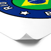 Rio de Janeiro Brasil Poster (Hoek)