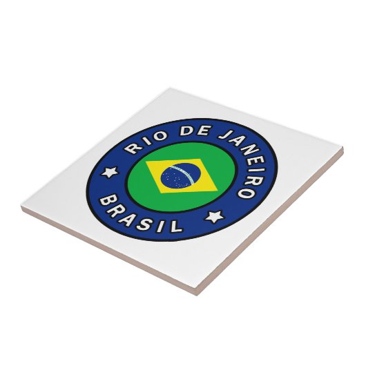 Rio de Janeiro Brasil Tegeltje (Zijkant)