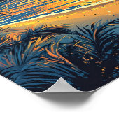 Rio de Janeiro Brazil Art Vintage Travel Poster (Hoek)