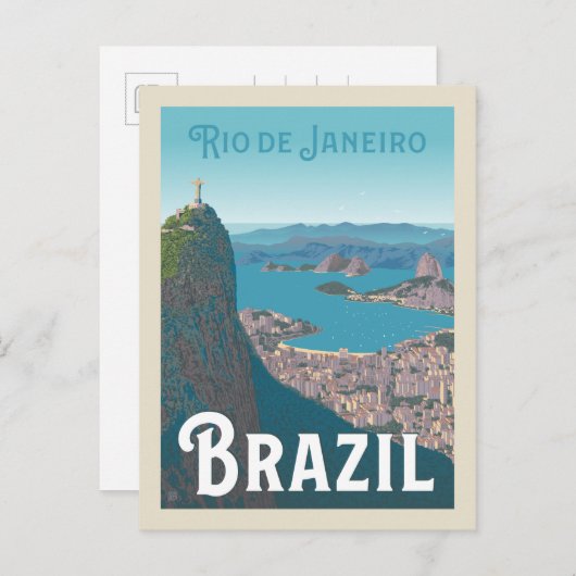 Rio De Janeiro, Brazil Briefkaart (Voorkant / Achterkant)
