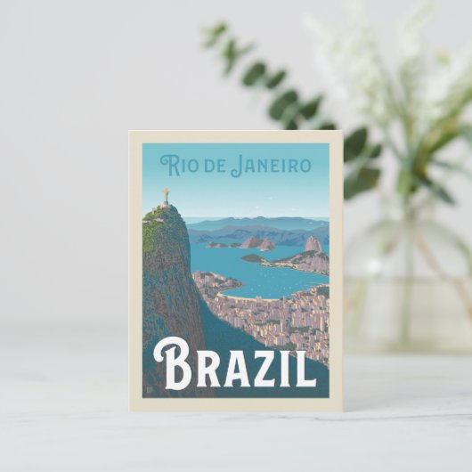 Rio De Janeiro, Brazil Briefkaart (Staand voorkant)