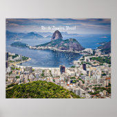 Rio de Janeiro, Brazil cityscape Poster (Voorkant)