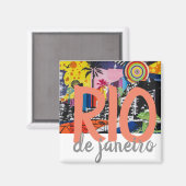 Rio de Janeiro Brazil Magnet (Voorkant / Achterkant)