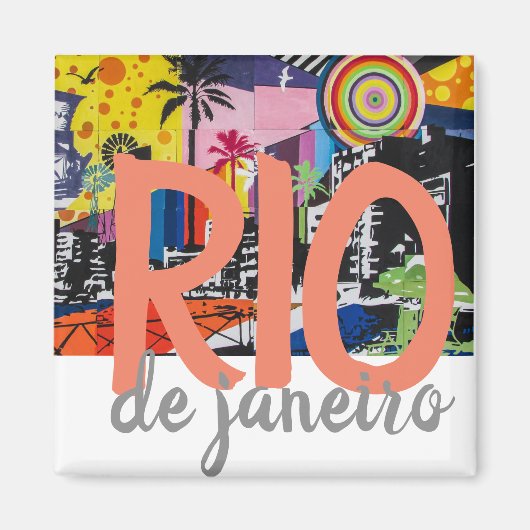 Rio de Janeiro Brazil Magnet (Voorkant)