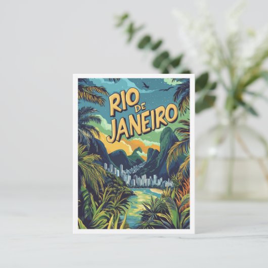 Rio de Janeiro Brazil Travel Briefkaart (Staand voorkant)