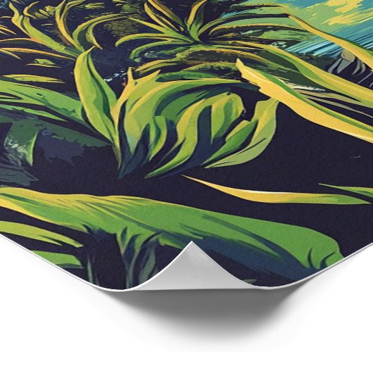 Rio de Janeiro Brazil Travel Poster (Hoek)