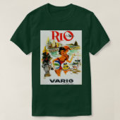 RIO DE JANEIRO BRAZIL via VARIG Airlines  T T-shirt (Design voorkant)