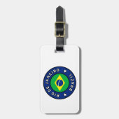 Rio de Janeiro Brazilië Bagagelabel (Voorkant verticaal)