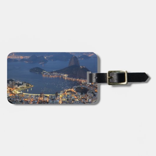 Rio de Janeiro, Brazilië Bagagelabel (Voorkant horizontaal)