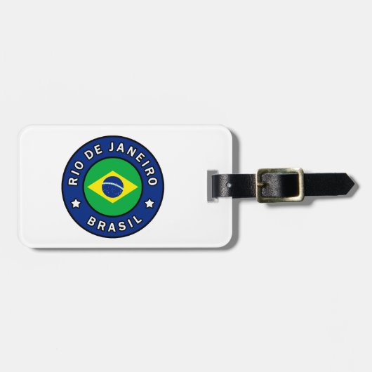 Rio de Janeiro Brazilië Bagagelabel (Voorkant horizontaal)