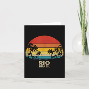 Rio de Janeiro - Brazilië Beach Souvenir Kaart