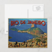 Rio de Janeiro Brazilië Briefkaart (Voorkant / Achterkant)