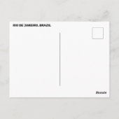 Rio de Janeiro, Brazilië Briefkaart (Achterkant)