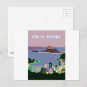 Rio de Janeiro - BRAZILIË Briefkaart (Voorkant / Achterkant)