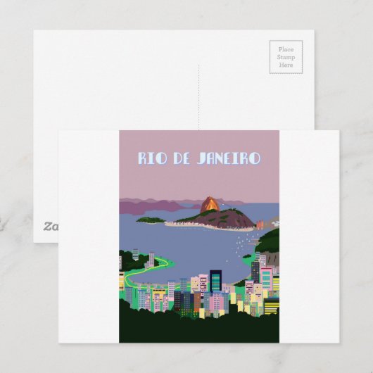 Rio de Janeiro - BRAZILIË Briefkaart (Voorkant / Achterkant)