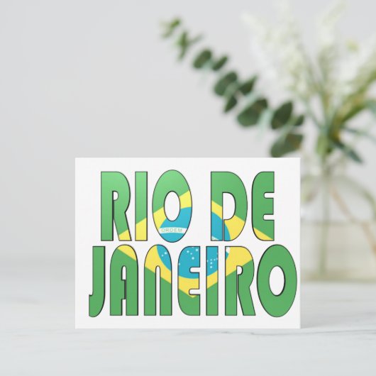 Rio de Janeiro, Brazilië Briefkaart (Staand voorkant)