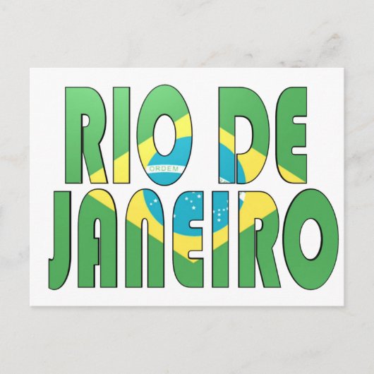 Rio de Janeiro, Brazilië Briefkaart (Voorkant)