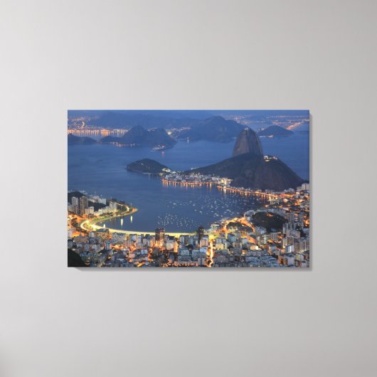 Rio de Janeiro, Brazilië Canvas Afdruk (Voorkant)