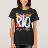 Rio de Janeiro Brazilië Cool Graffiti Mural Shirt  (Voorkant)