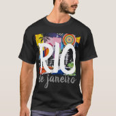 Rio de Janeiro Brazilië Cool Graffiti Mural Shirt (Voorkant)