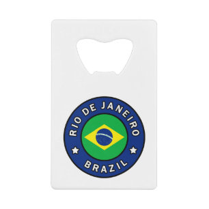 Rio de Janeiro Brazilië Creditkaart Flessenopener