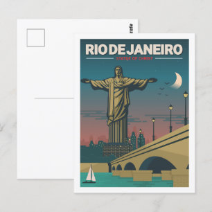 Rio de Janeiro Brazilië Damascus Beroemde Reisplaa Briefkaart