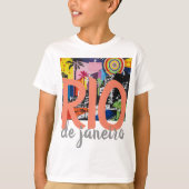 Rio de Janeiro Brazilië Graffiti-muurShirt T-shirt (Voorkant)