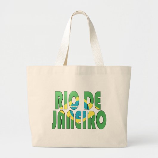 Rio de Janeiro, Brazilië Grote Tote Bag (Voorkant)