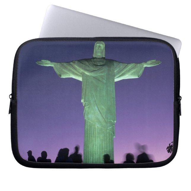 Rio de Janeiro, Brazilië. het Christusbeeld op Laptop Sleeve (Voorkant)