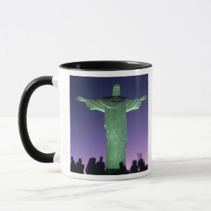 Rio de Janeiro, Brazilië. het Christusbeeld op Mok