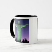 Rio de Janeiro, Brazilië. het Christusbeeld op Mok (Voorkant links)
