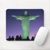 Rio de Janeiro, Brazilië. het Christusbeeld op Muismat (Met muis)