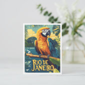 Rio de Janeiro Brazilië  Illustratie Reizen Briefkaart (Staand voorkant)