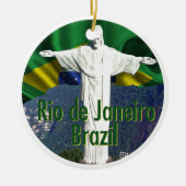 Rio de Janeiro Brazilië Keramisch Ornament (Voorkant)